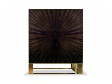GERARD - Ebony highboard with doors by DOM Edizioni - view 2